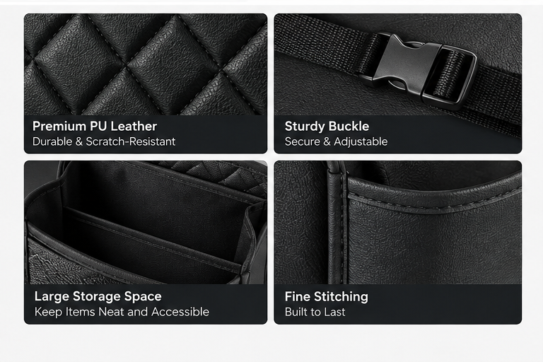 SeatVault Quilted Backseat Organizer