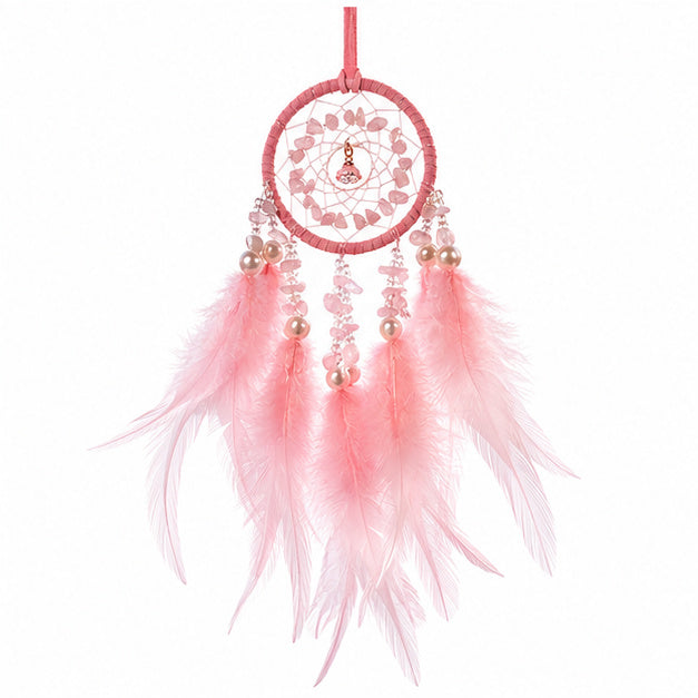 RoseFeather Dreamcatcher Mirror Charm