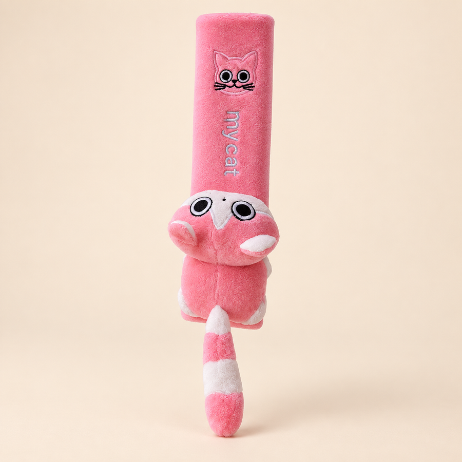 CozyCat Plush Seat Belt Cover