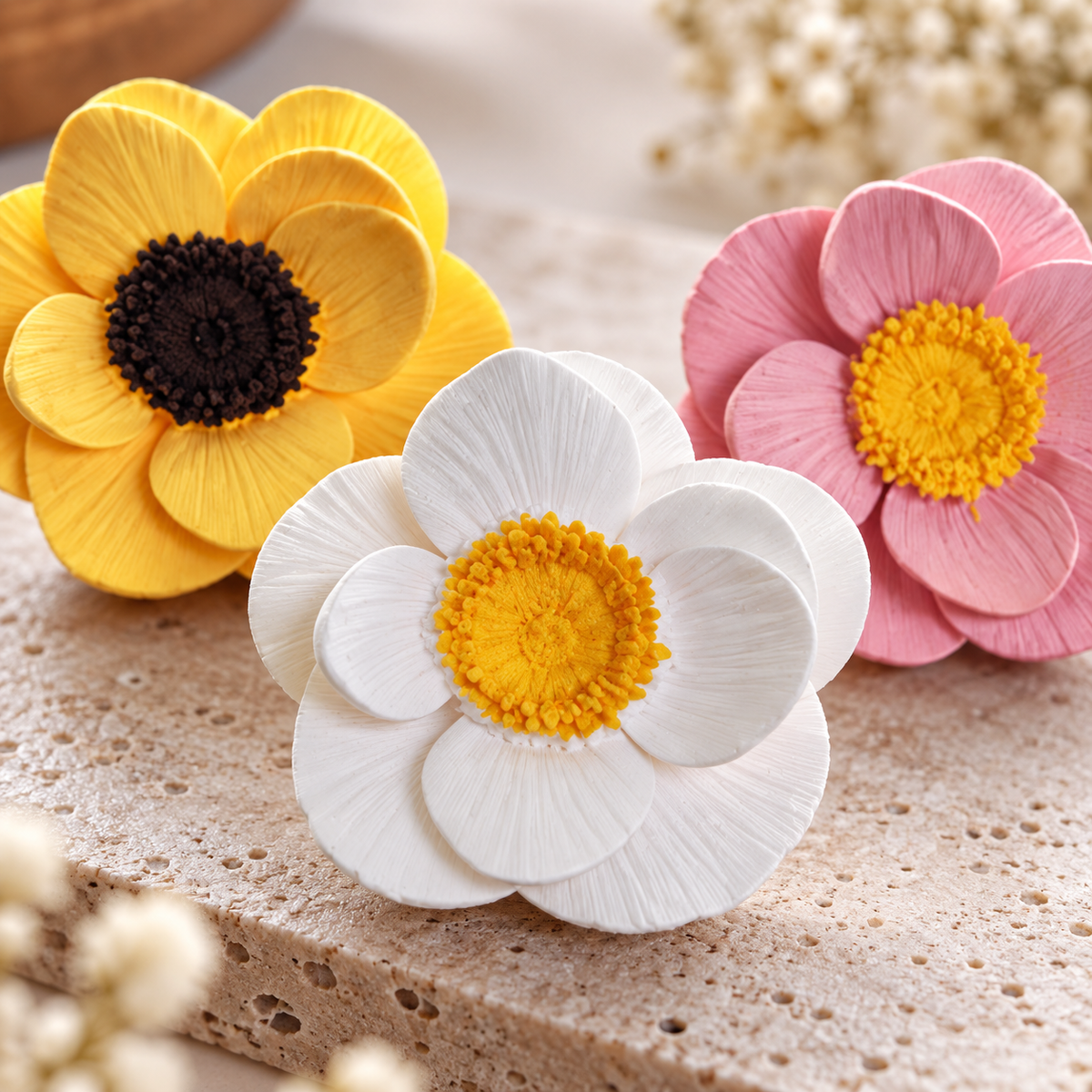 BloomDash Floral Ornament Set